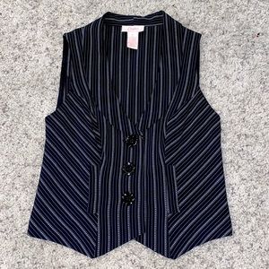 Candies pinstripe suit vest